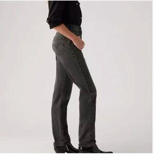 Levi's 501’s Original High Rise Black Straight Leg Jeans Size 28